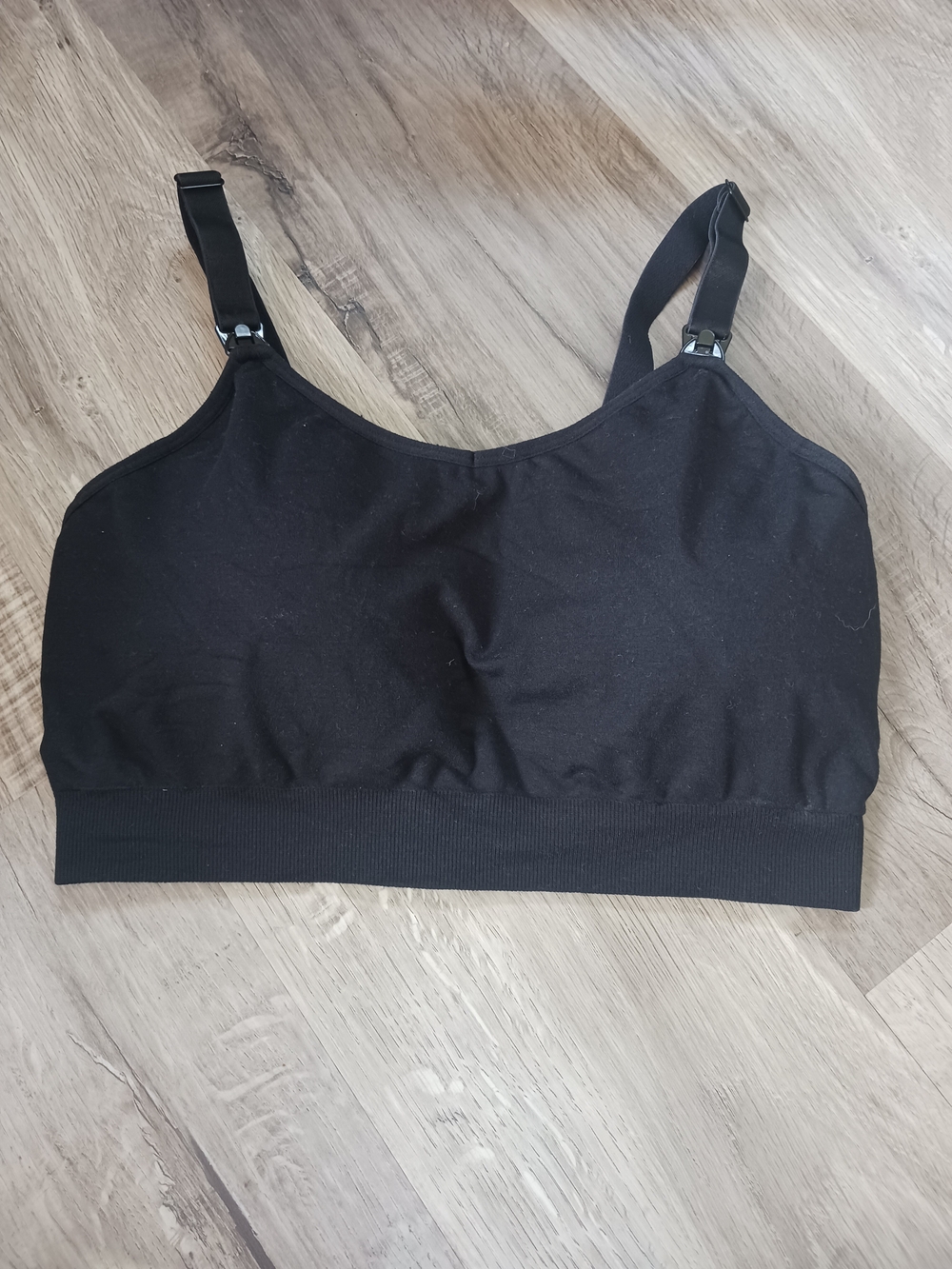 Kindred Bravely Black Nursing Bra with Clip-Down Straps